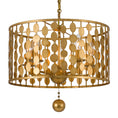 Load image into Gallery viewer, Crystorama - 545-GA - Five Light Chandelier - Layla - Antique Gold