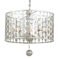 Load image into Gallery viewer, Crystorama - 545-SA - Five Light Chandelier - Layla - Antique Silver