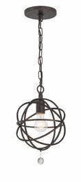 Load image into Gallery viewer, Crystorama - 9220-EB - One Light Pendant - Solaris - English Bronze