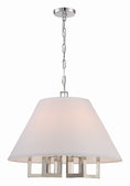 Load image into Gallery viewer, Crystorama - 2256-PN - Six Light Chandelier - Westwood - Polished Nickel