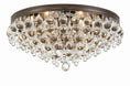 Load image into Gallery viewer, Crystorama - 138-VZ - Six Light Flush Mount - Calypso - Vibrant Bronze