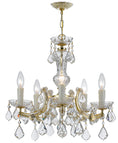 Load image into Gallery viewer, Crystorama - 4376-GD-CL-MWP - Five Light Mini Chandelier - Maria Theresa - Gold