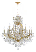 Load image into Gallery viewer, Crystorama - 4412-GD-CL-SAQ - 13 Light Chandelier - Maria Theresa - Gold
