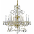 Load image into Gallery viewer, Crystorama - 5008-PB-CL-MWP - Eight Light Chandelier - Traditional Crystal - Polished Brass