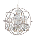 Load image into Gallery viewer, Crystorama - 9025-OS-GS-MWP - Four Light Mini Chandelier - Solaris - Olde Silver