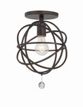 Load image into Gallery viewer, Crystorama - 9220-EB_CEILING - One Light Semi Flush Mount - Solaris - English Bronze