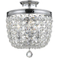 Load image into Gallery viewer, Crystorama - 783-CH-CL-MWP - Three Light Semi Flush Mount - Archer - Polished Chrome