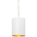 Load image into Gallery viewer, Crystorama - 8680-MT-GA - One Light Mini Chandelier - Alston - Matte White / Antique Gold