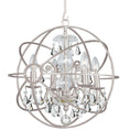 Load image into Gallery viewer, Crystorama - 9025-OS-CL-S - Four Light Mini Chandelier - Solaris - Olde Silver