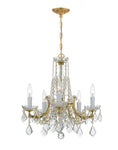 Load image into Gallery viewer, Crystorama - 4576-GD-CL-MWP - Five Light Chandelier - Maria Theresa - Gold