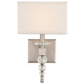Load image into Gallery viewer, Crystorama - CLO-8892-BN - One Light Wall Sconce - Clover - Brushed Nickel