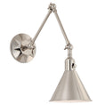 Load image into Gallery viewer, Crystorama - MOR-8801-PN - One Light Wall Sconce - Morgan - Polished Nickel