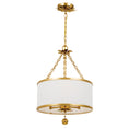 Load image into Gallery viewer, Crystorama - 513-GA - Three Light Chandelier - Broche - Antique Gold
