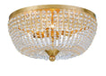 Load image into Gallery viewer, Crystorama - 605-GA - Four Light Flush Mount - Rylee - Antique Gold