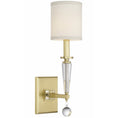 Load image into Gallery viewer, Crystorama - 8101-AG - One Light Wall Sconce - Paxton - Aged Brass