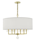 Load image into Gallery viewer, Crystorama - 8116-AG - Six Light Chandelier - Paxton - Aged Brass