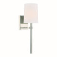 Load image into Gallery viewer, Crystorama - BRO-451-PN - One Light Wall Sconce - Bromley - Polished Nickel