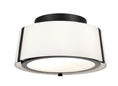 Load image into Gallery viewer, Crystorama - FUL-903-BK - Two Light Semi Flush Mount - Fulton - Black