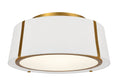 Load image into Gallery viewer, Crystorama - FUL-905-GA - Three Light Semi Flush Mount - Fulton - Antique Gold