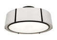Load image into Gallery viewer, Crystorama - FUL-907-BK_CEILING - Six Light Semi Flush Mount - Fulton - Black