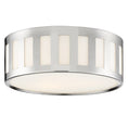 Load image into Gallery viewer, Crystorama - KEN-2203-PN - Three Light Flush Mount - Kendal - Polished Nickel