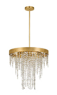 Load image into Gallery viewer, Crystorama - WIN-615-GA-CL-MWP - Five Light Chandelier - Winham - Antique Gold