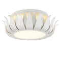 Load image into Gallery viewer, Crystorama - 510-MT - Three Light Flush Mount - Broche - Matte White