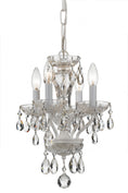 Load image into Gallery viewer, Crystorama - 5534-WW-CL-SAQ - Four Light Mini Chandelier - Traditional Crystal - Wet White