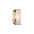 Load image into Gallery viewer, Abbott 10-in Polished Nickel/Alabaster 1 Light Wall/Vanity by Alora Lighting | WV327010PNAR | Alora Lighting