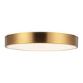 Load image into Gallery viewer, Adelaide 15-in Aged Gold LED Flush Mount by Alora Lighting | FM554015AG-5CCT | Alora Lighting