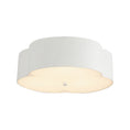 Load image into Gallery viewer, Adella 14-in Antique White Socket Flush Mount by Alora Lighting | FM566314AW | Alora Lighting