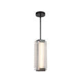 Load image into Gallery viewer, Alai 16-in Urban Bronze/Ribbed Glass LED Pendant by Alora Lighting | PD374316UBCR-UNV | Alora Lighting