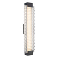 Load image into Gallery viewer, Alai 25-in Urban Bronze/Ribbed Glass LED Wall Vanity by Alora Lighting | WV374225UBCR | Alora Lighting