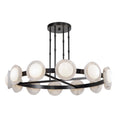 Load image into Gallery viewer, Alonso 50-in Urban Bronze/Alabaster LED Chandelier by Alora Lighting | CH320050UBAR-UNV | Alora Lighting