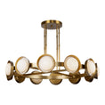 Load image into Gallery viewer, Alonso 50-in Vintage Brass LED Chandelier by Alora Lighting | CH320050VB-UNV | Alora Lighting