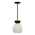 Load image into Gallery viewer, Arcadia Pendant in Black/Opal Glass Finish | Kuzco Lighting