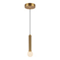 Load image into Gallery viewer, Arden 9-in Brushed Gold/Opal Glass LED Pendant by Alora Lighting | PD612109BGOP-UNV | Alora Lighting