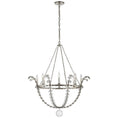 Load image into Gallery viewer, Alonzo Large Chandelier silver leaf