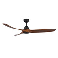 Load image into Gallery viewer, Baylor LED Ceiling Fan in Matte Black/Dark Walnut Finish | Kuzco Lighting