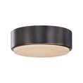 Load image into Gallery viewer, Blanco 8-in Urban Bronze/Alabaster LED Flush Mount by Alora Lighting | FM325108UBAR-5CCT | Alora Lighting