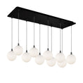 Load image into Gallery viewer, Bolla Pendant in Black/Opal Glass Finish | Kuzco Lighting