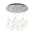 Load image into Gallery viewer, Bolla Pendant in Chrome/Opal Glass Finish | Kuzco Lighting