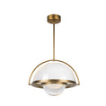 Load image into Gallery viewer, Bowery LED Pendant in Vintage Brass Finish | Kuzco Lighting