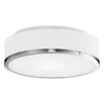 Load image into Gallery viewer, Charlie LED Flush Mount in Brushed Nickel Finish | Kuzco Lighting