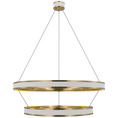 Load image into Gallery viewer, Connery 40" Two-Tier Ring Chandelier
