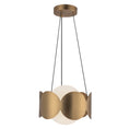 Load image into Gallery viewer, Ciel Chandelier in Brushed Gold/Opal Glass Finish | Kuzco Lighting