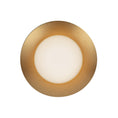 Load image into Gallery viewer, Cleo LED Wall Sconce in Brushed Gold/Opal Glass Finish | Kuzco Lighting
