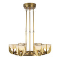 Load image into Gallery viewer, Colette 27-in Vintage Brass/Alabaster LED Chandelier by Alora Lighting | CH362627VBAR-UNV | Alora Lighting