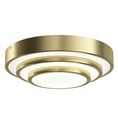 Load image into Gallery viewer, Dombard LED Flushmount - Champagne Gold