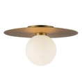 Load image into Gallery viewer, Elixir LED Flush Mount in Brushed Gold Finish | Kuzco Lighting